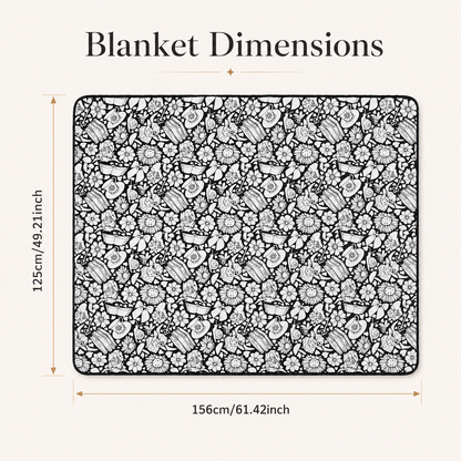 DIY Coloring Blanket with 24 Colored Markers