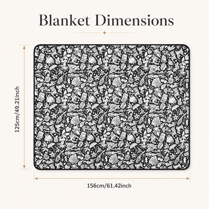DIY Coloring Blanket with 24 Colored Markers