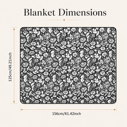 DIY Coloring Blanket with 24 Colored Markers